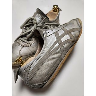 オニツカタイガー(Onitsuka Tiger)のオニツカタイガー　MEXICO66 DELUXE　日本製　シルバー　27.5(スニーカー)