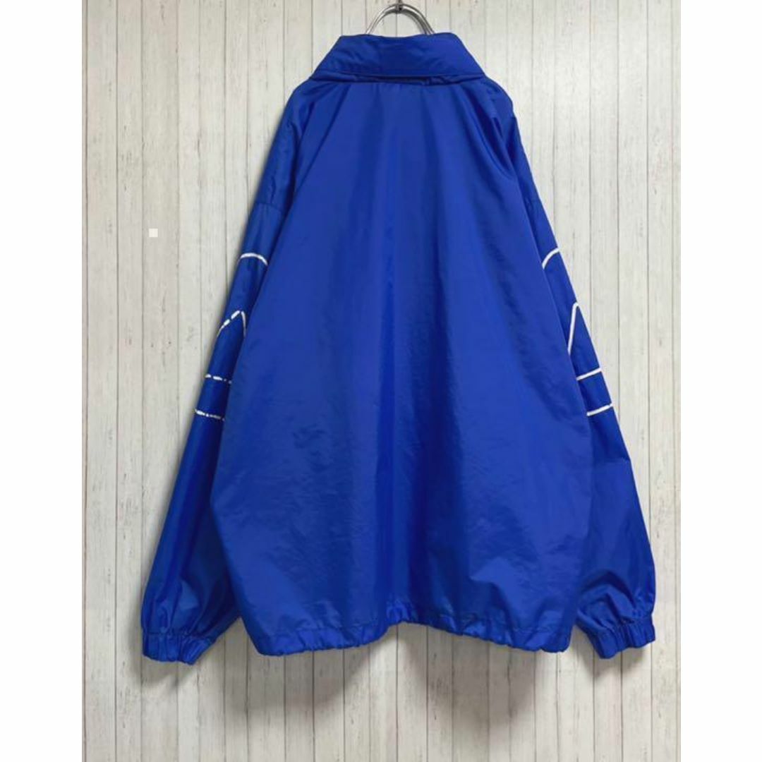 FILA(フィラ)のFILA フィラ　ナイロンジャケット　ブルー　ジップアップ　スポーツ　L メンズのジャケット/アウター(ナイロンジャケット)の商品写真