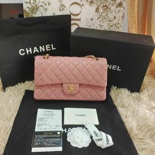 シャネル(CHANEL)のCHANELシャネルマトラッセ25㎝ピンクゴールド金具中古Q0(ハンドバッグ)