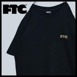 FTC - 《FTC /エフティーシー》レインボーロゴ　バックプリント　Tシャツ　半袖　黒