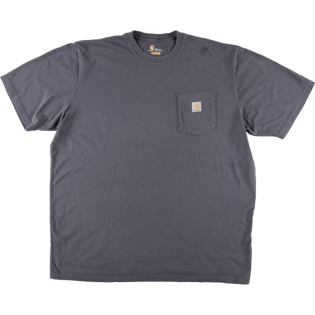 carhartt(カーハート)の古着 カーハート Carhartt ORIGINAL FIT 半袖 ワンポイントロゴポケットTシャツ メンズXXL /eaa425151 メンズのトップス(Tシャツ/カットソー(半袖/袖なし))の商品写真