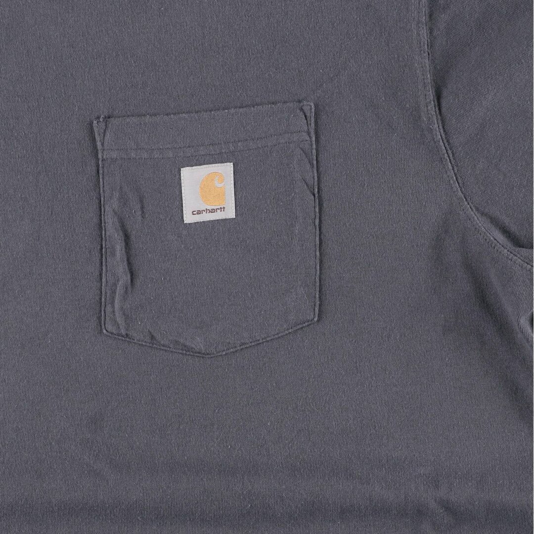 carhartt(カーハート)の古着 カーハート Carhartt ORIGINAL FIT 半袖 ワンポイントロゴポケットTシャツ メンズXXL /eaa425151 メンズのトップス(Tシャツ/カットソー(半袖/袖なし))の商品写真