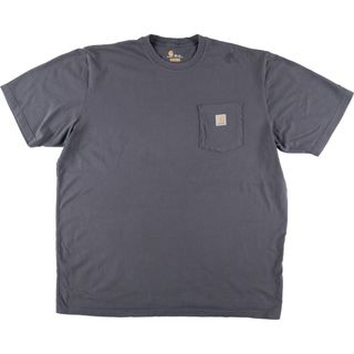 カーハート(carhartt)の古着 カーハート Carhartt ORIGINAL FIT 半袖 ワンポイントロゴポケットTシャツ メンズXXL /eaa425151(Tシャツ/カットソー(半袖/袖なし))