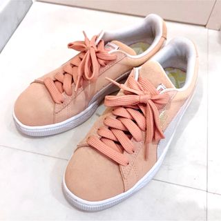 プーマ(PUMA)の💐美品💐プーマ　スウェードスニーカー　ピンク　22.5cm(スニーカー)