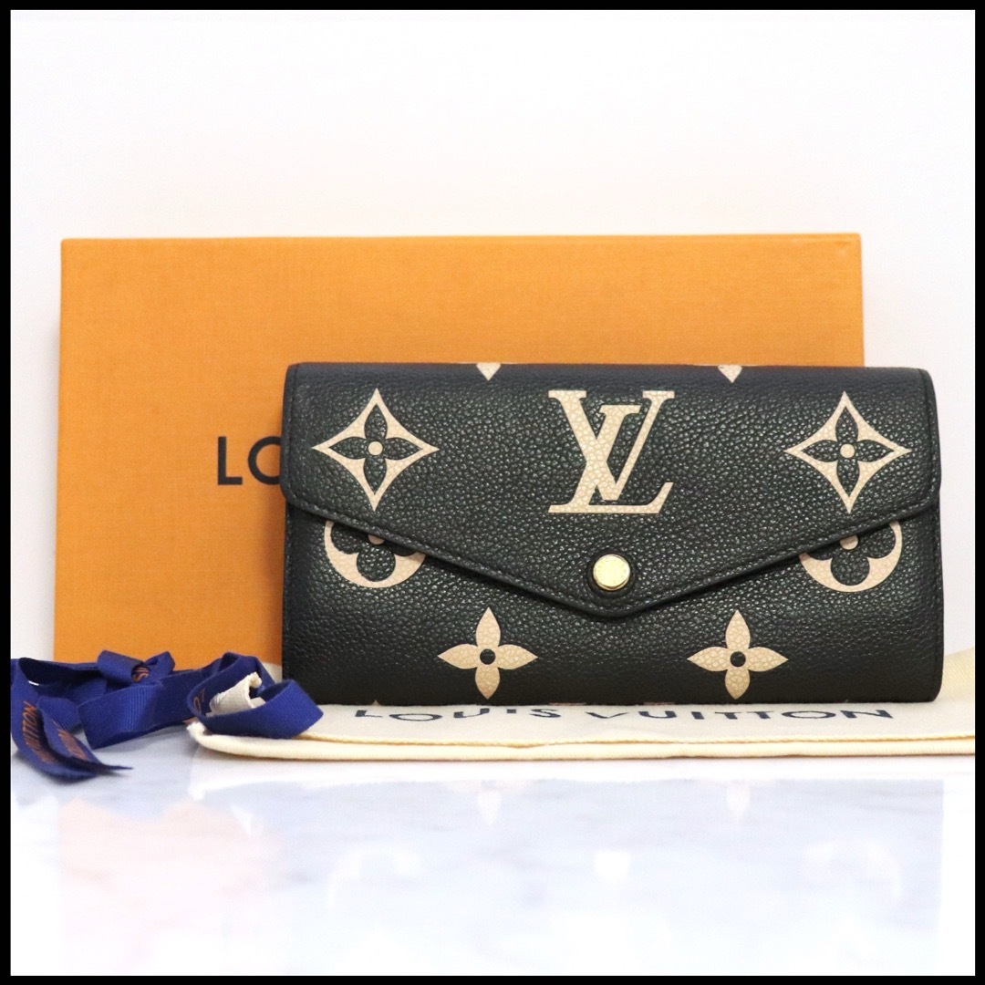 LOUIS VUITTON(ルイヴィトン)のルイヴィトン M80496 モノグラムアンプラント　ポルトフォイユ・サラ レディースのファッション小物(財布)の商品写真