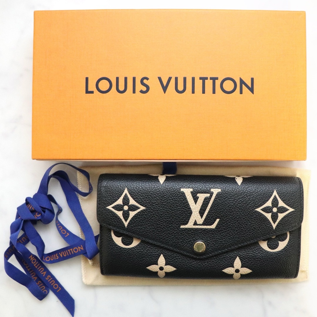 LOUIS VUITTON(ルイヴィトン)のルイヴィトン M80496 モノグラムアンプラント　ポルトフォイユ・サラ レディースのファッション小物(財布)の商品写真