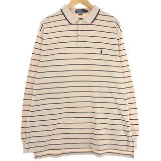 ラルフローレン(Ralph Lauren)の古着 ラルフローレン Ralph Lauren POLO by Ralph Lauren 長袖 ポロシャツ メンズXL /eaa433021(ポロシャツ)