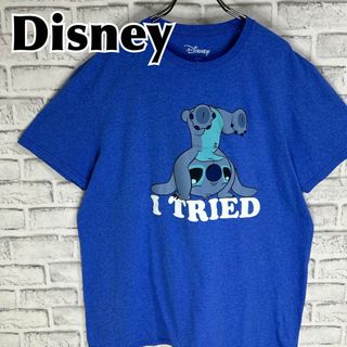 ディズニー(Disney)のDisney ディズニー 逆立ちスティッチ キャラクター Tシャツ 半袖 輸入品(Tシャツ/カットソー(半袖/袖なし))