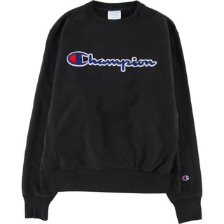 チャンピオン(Champion)の古着 チャンピオン Champion リバースウィーブ 復刻 単色タグ ロゴスウェットシャツ トレーナー メンズM /eaa411945(スウェット)