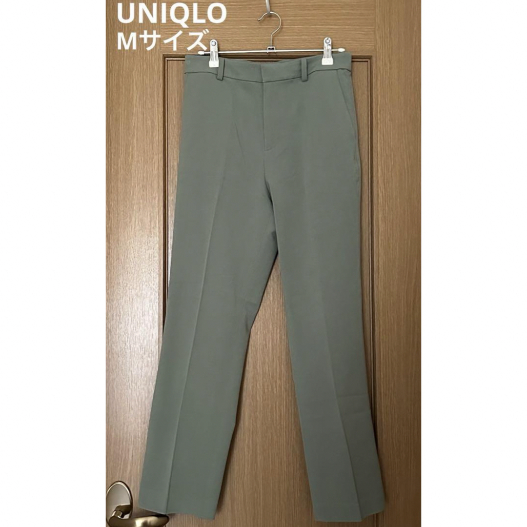 UNIQLO(ユニクロ)のUNIQLO ユニクロ　スマートアンクルパンツ　Mサイズ　グリーン レディースのパンツ(その他)の商品写真