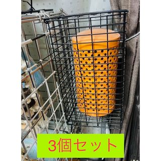 【3個】ペットヒーター 保温電球 カバー 保護ケース メッシュ 鳥 いたずら防止(かご/ケージ)