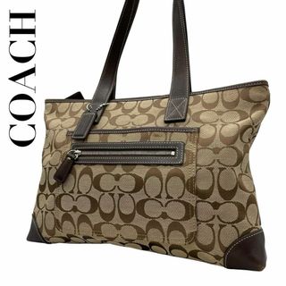 コーチ(COACH)のCOACH コーチ　s71　肩掛け　6082　トートバッグ　キャンバス　ブラウン(トートバッグ)