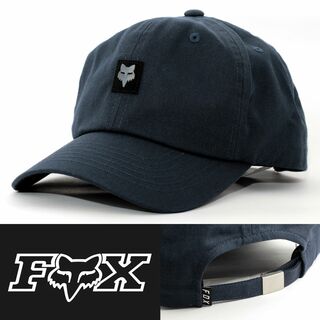 ローキャップ 帽子 FOX RACING ネイビー系 141418925 USA(キャップ)