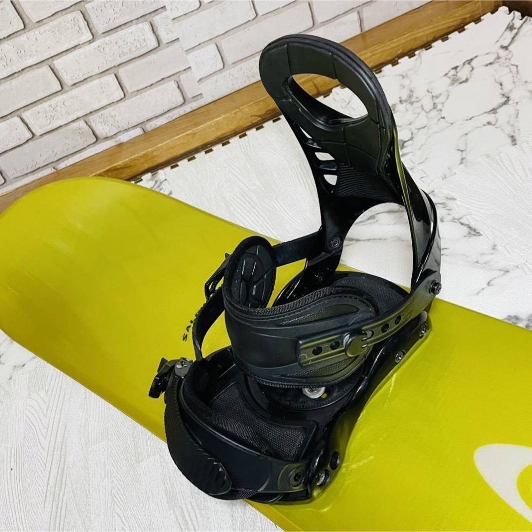 SALOMON(サロモン)の美品 清掃済み サロモン 板＆バインディング 2点セット 151cm スポーツ/アウトドアのスノーボード(ボード)の商品写真