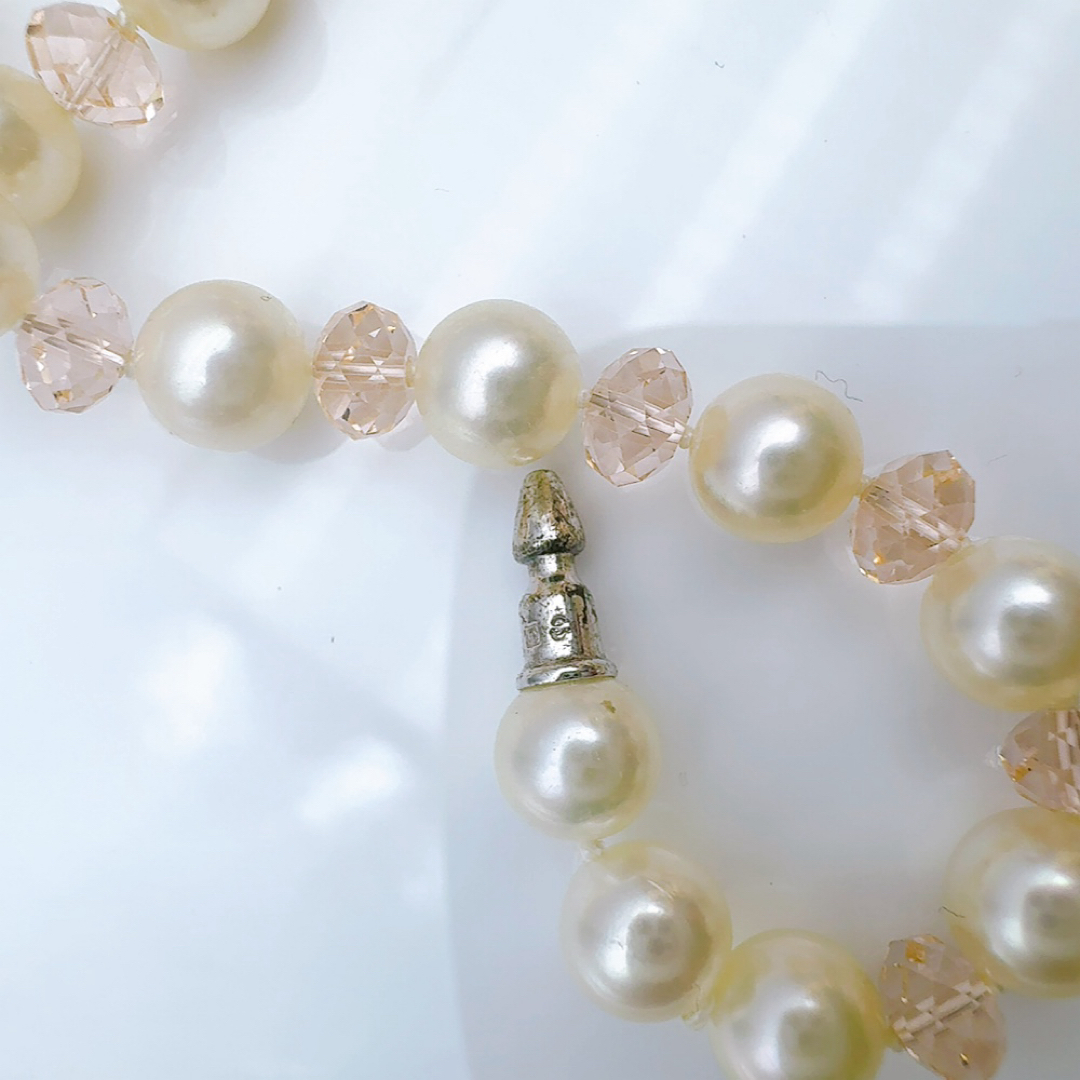 TASAKI(タサキ)の田崎真珠パールヴァリエ　アコヤ真珠×クリスタルネックレス レディースのアクセサリー(ネックレス)の商品写真