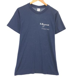 チャンピオン(Champion)の古着 80年代 チャンピオン Champion トリコタグ バックプリント 半袖 ロゴTシャツ USA製 メンズL ヴィンテージ /eaa320902(Tシャツ/カットソー(半袖/袖なし))