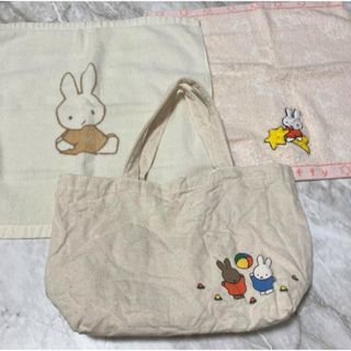 miffy - ミッフィー  トートバッグ エコバック ランチバッグ  ハンカチ ハンドタオル