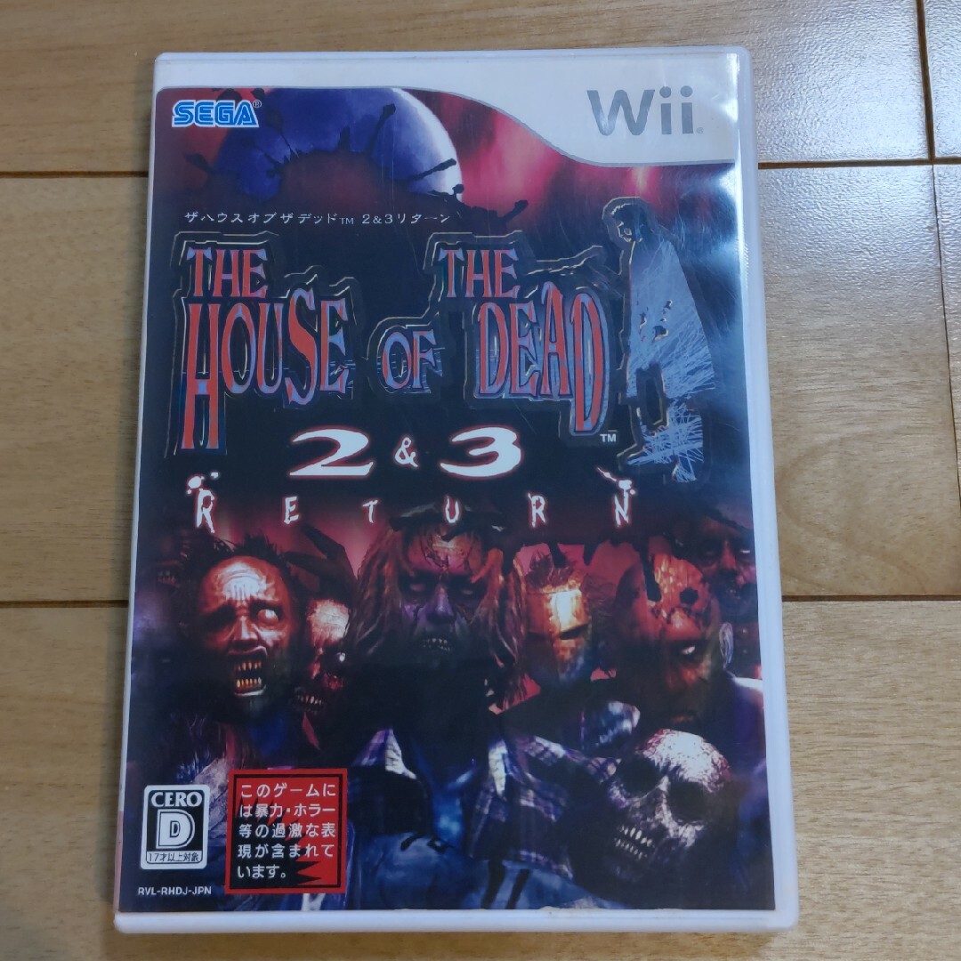 Wii(ウィー)のザ・ハウス・オブ・ザ・デッド 2＆3 リターン エンタメ/ホビーのゲームソフト/ゲーム機本体(家庭用ゲームソフト)の商品写真