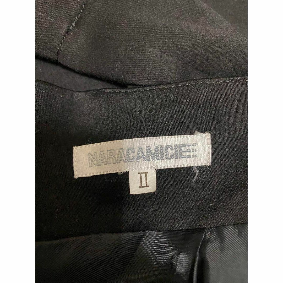 NARACAMICIE(ナラカミーチェ)のNARACAMICIE ナラカミーチェ　膝丈スカート　ブラック　サイズⅡ レディースのスカート(ひざ丈スカート)の商品写真