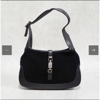 グッチ(Gucci)のGUCCI グッチ ジャッキーバッグ ワンショルダー ブラック(ショルダーバッグ)