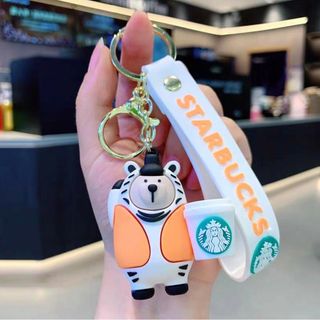 スターバックス(Starbucks)の［S8］海外限定　Starbucks スタバ　キーホルダー　新品未使用(キーホルダー)