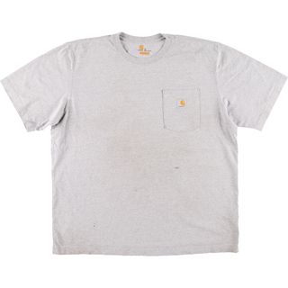 カーハート(carhartt)の古着 カーハート Carhartt ORIGINAL FIT 半袖 ワンポイントロゴポケットTシャツ メンズXL /eaa430655(Tシャツ/カットソー(半袖/袖なし))