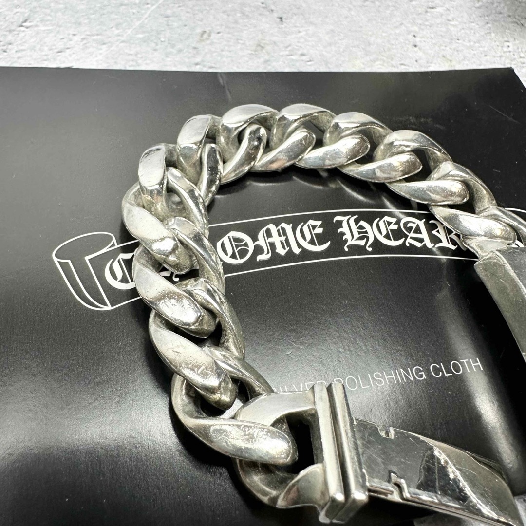 Chrome Hearts(クロムハーツ)の国内正規店購入 CHROME HEARTS フローラルクロス ID ブレスレット ハンドメイドのアクセサリー(ブレスレット/バングル)の商品写真