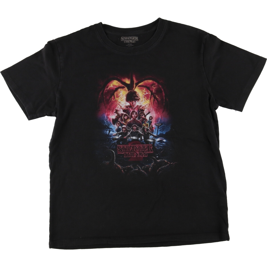 古着 NETFLIX STRANGER THINGS ストレンジャーシングス 映画 ムービーTシャツ メンズM /eaa438958 メンズのトップス(Tシャツ/カットソー(半袖/袖なし))の商品写真