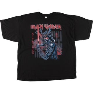 古着 IRON MAIDEN アイアンメイデン STAR WARS スターウォーズ ダースベイダー パロディ バンドTシャツ バンT メンズXXL /eaa438961(Tシャツ/カットソー(半袖/袖なし))