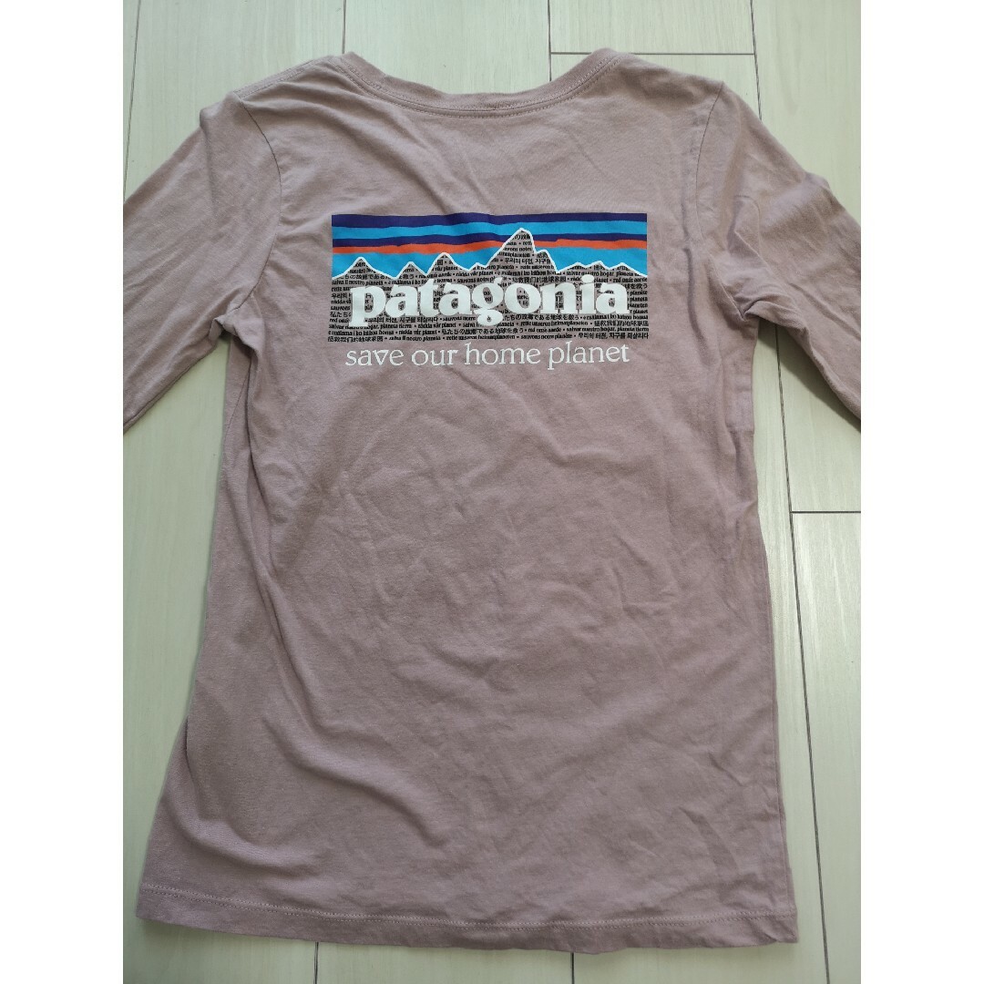 patagonia(パタゴニア)のパタゴニアのロンT M10 140位☆キッズ キッズ/ベビー/マタニティのキッズ服女の子用(90cm~)(Tシャツ/カットソー)の商品写真