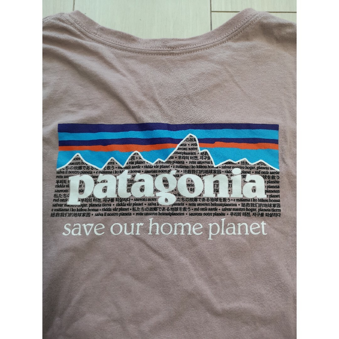 patagonia(パタゴニア)のパタゴニアのロンT M10 140位☆キッズ キッズ/ベビー/マタニティのキッズ服女の子用(90cm~)(Tシャツ/カットソー)の商品写真