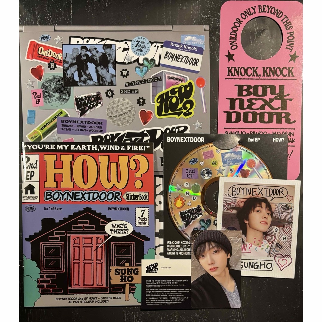 BOYNEXTDOOR(ボーイネクストドア)のBOYNEXTDOOR ソンホ Sticker ver. トレカ ポラ コンプ エンタメ/ホビーのCD(K-POP/アジア)の商品写真