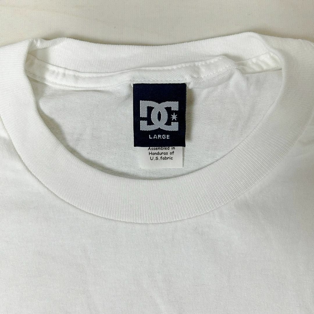 DC SHOE(ディーシーシュー)の90s 00s DC SHOE CO USA Tシャツ スケボー 白 L メンズのトップス(Tシャツ/カットソー(半袖/袖なし))の商品写真