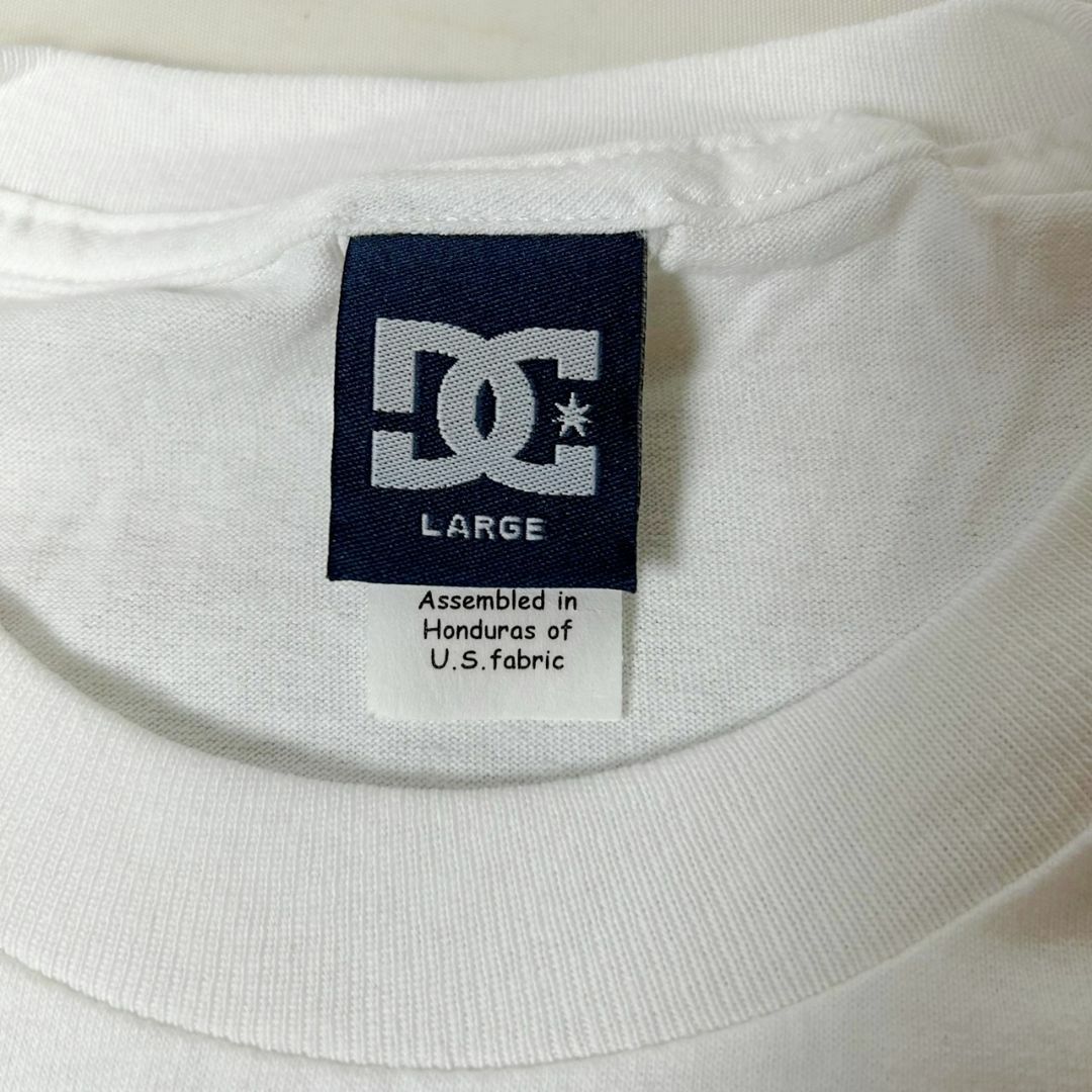 DC SHOE(ディーシーシュー)の90s 00s DC SHOE CO USA Tシャツ スケボー 白 L メンズのトップス(Tシャツ/カットソー(半袖/袖なし))の商品写真