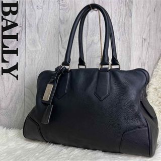 Bally - 人気♡A4可♡チャーム♡カデナ付♡バリー レザー ボストンバッグ ビジネスバッグ