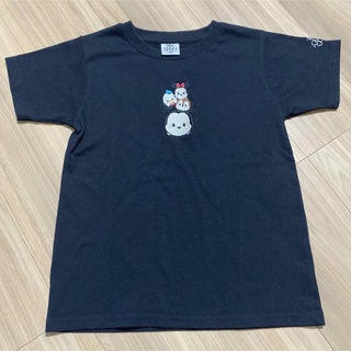 ディズニー(Disney)の140〜150サイズ　半袖Tシャツ ディズニーツムツム　黒(Tシャツ/カットソー)