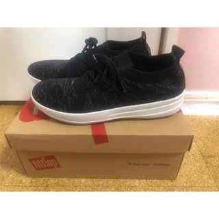 fitflop - 【美品】フィットフロップFitflop　スニーカー　黒　US7（24）