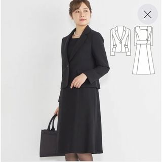 アオキ(AOKI)のAOKI LES MUES ブラックフォーマル　セットアップ(礼服/喪服)