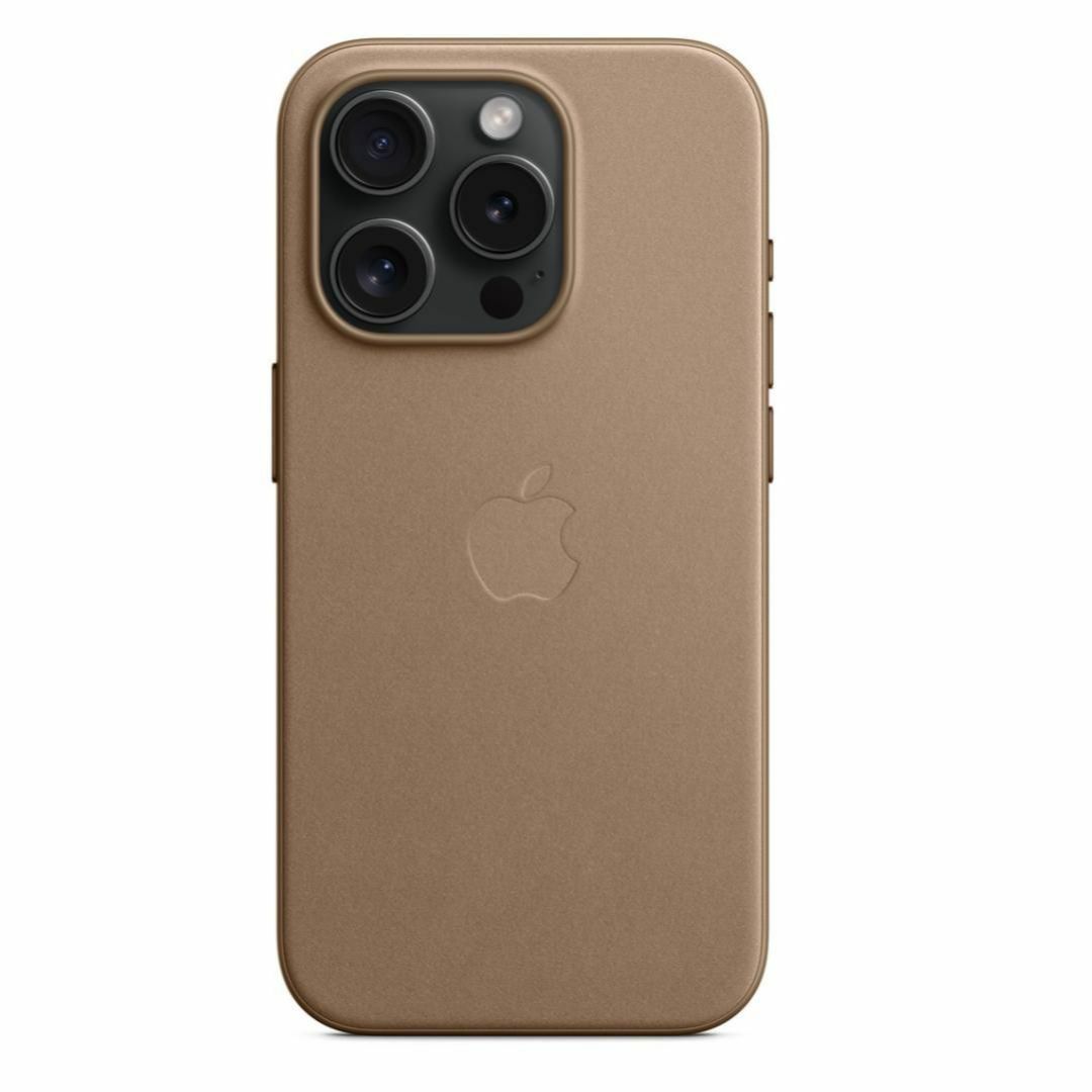 新品-純正互換品-iPhone15Proファインウーブンケース-トープ-ベージュ スマホ/家電/カメラのスマホアクセサリー(iPhoneケース)の商品写真