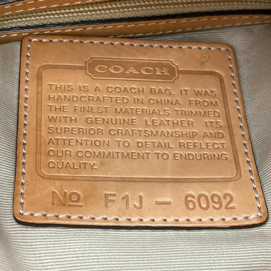 COACH(コーチ)のCOACH　コーチ　S71　トートバッグ　6092　キャンバス　レザー　レッド レディースのバッグ(トートバッグ)の商品写真