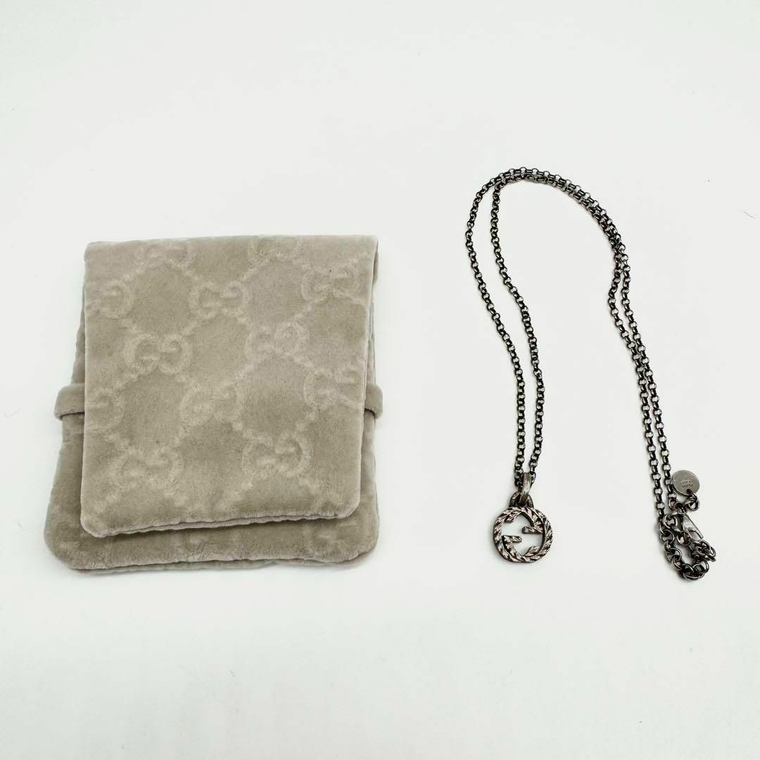 Gucci(グッチ)の【美品✨】グッチ アラベスク インターロッキングG ネックレス メンズのアクセサリー(ネックレス)の商品写真