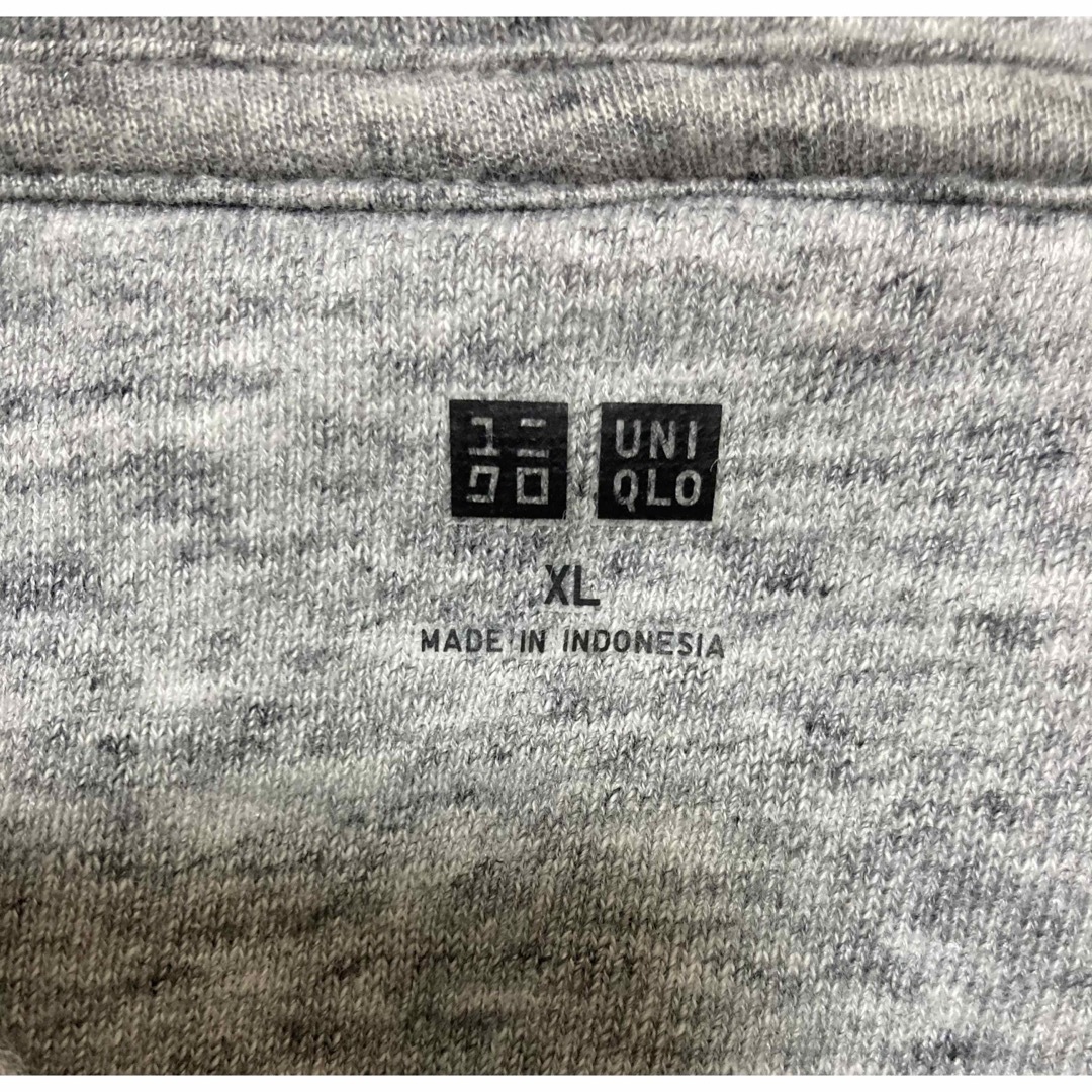 UNIQLO(ユニクロ)のユニクロ パーカー トップス 羽織り スウェット グレー XLサイズ 長袖 レディースのトップス(パーカー)の商品写真