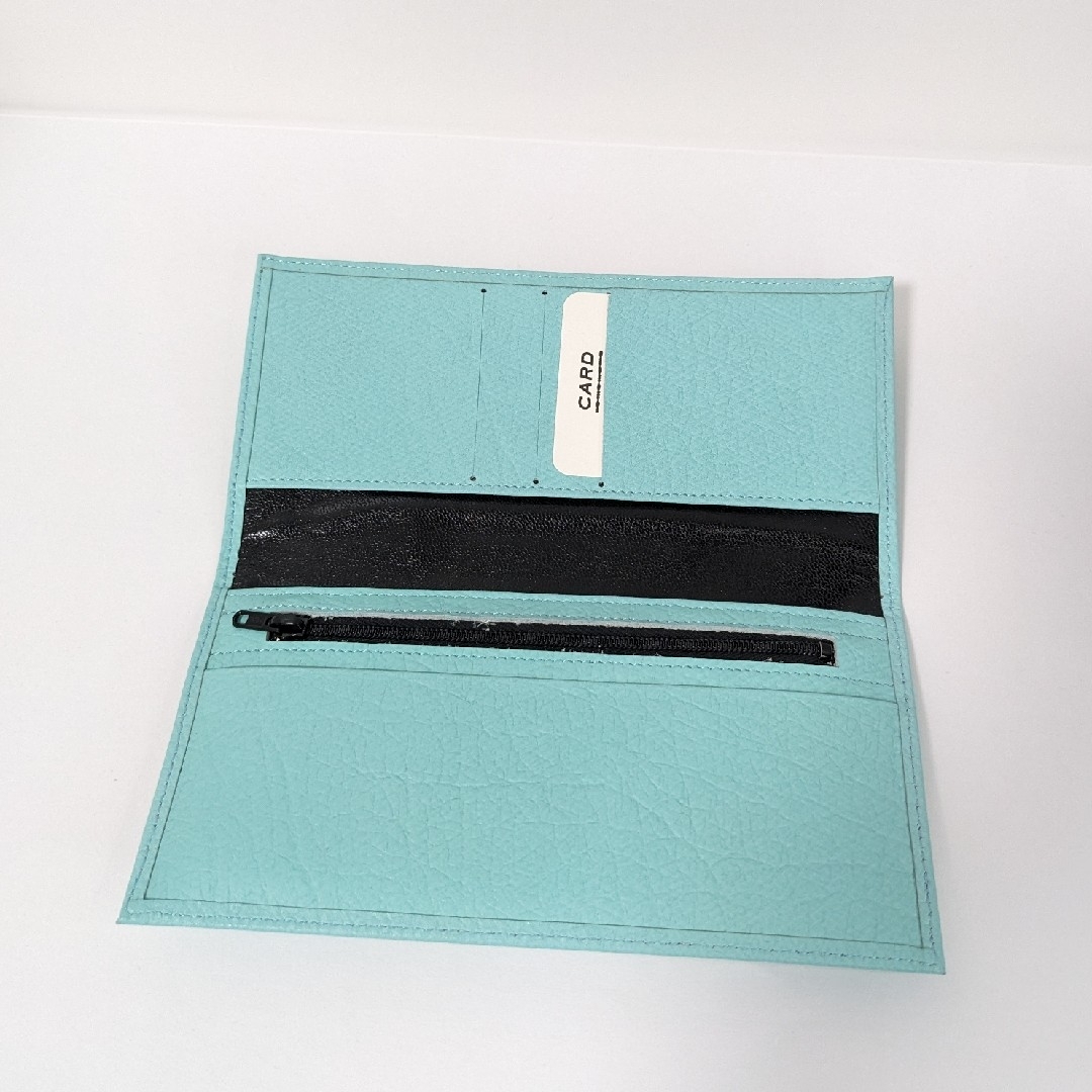 皇居　本革　長財布　ライトブルー レディースのファッション小物(財布)の商品写真