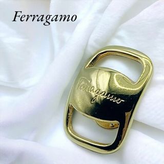 Salvatore Ferragamo - 【レア】サルヴァトーレフェラガモ ヴァラ ピンバッジ メタル ゴールド