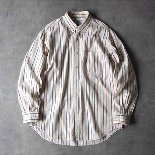 ヴィンテージ(VINTAGE)の00s SCHIATTI マルチストライプシャツ ボタンダウンシャツ(シャツ)