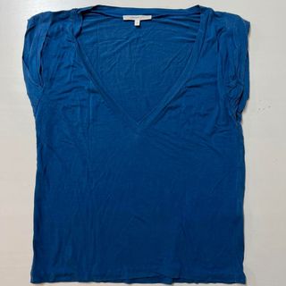 ヴァネッサブリューノ(vanessabruno)のvanessabruno Tシャツ　カットソー　ブルー　レディース　トップス(Tシャツ(半袖/袖なし))