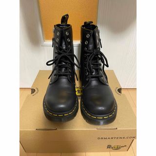 ドクターマーチン(Dr.Martens)の1460 TWIN ZIP 8 ホール ブーツBLACK, 23cm UK4(ブーツ)