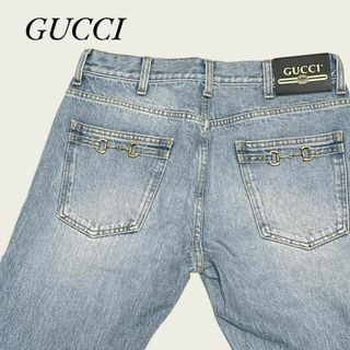 グッチ(Gucci)のグッチ デニムパンツ ジーパン ジーンズ ホースビット金具 681289(デニム/ジーンズ)