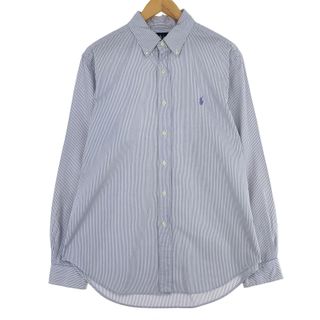 ラルフローレン(Ralph Lauren)の古着 ラルフローレン Ralph Lauren CLASSIC FIT 長袖 ボタンダウンストライプシャツ メンズXL /eaa435683(シャツ)