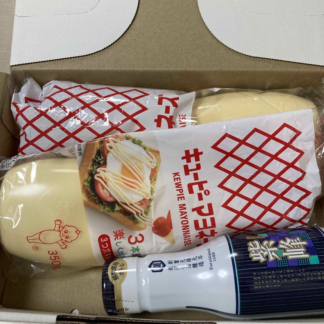 キューピー　マヨネーズ　紫峰　醤油 食品/飲料/酒の食品(調味料)の商品写真